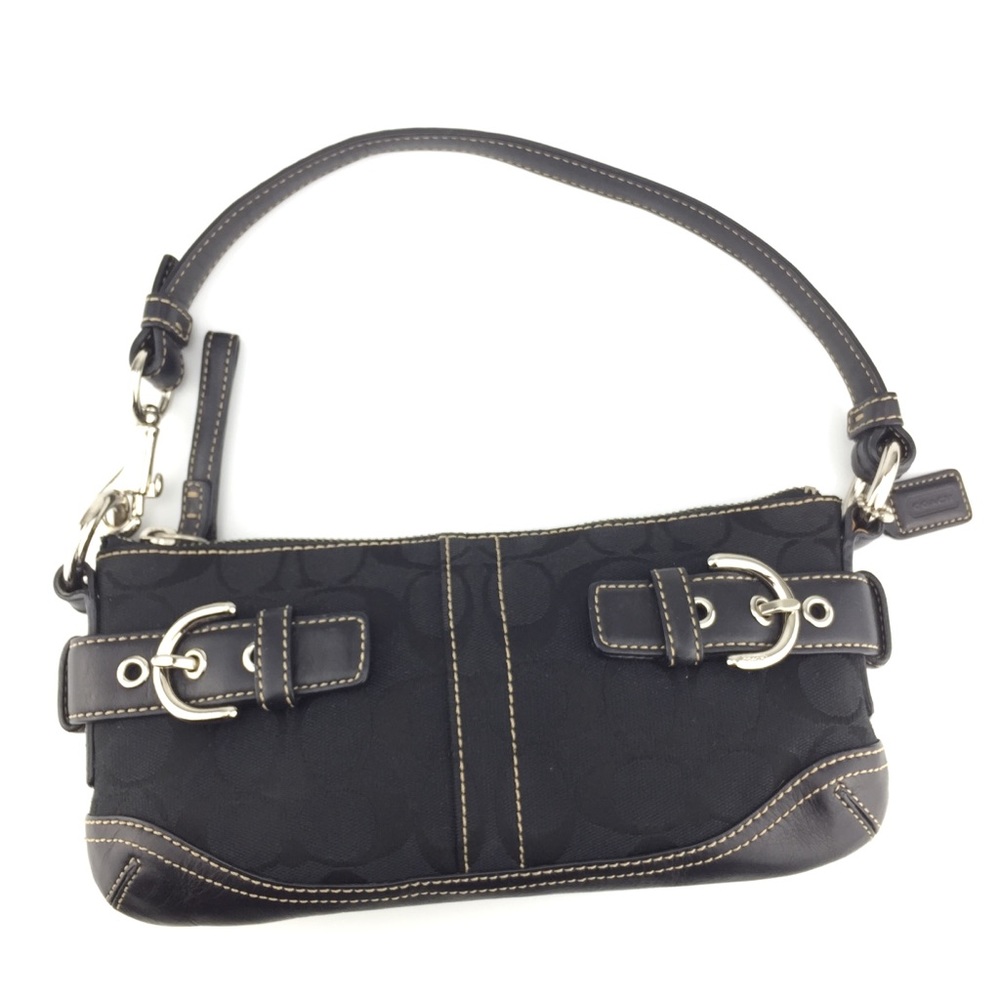 Coach small black bag purse